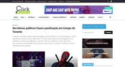 Desktop Screenshot of clickriomafra.com.br