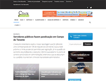 Tablet Screenshot of clickriomafra.com.br